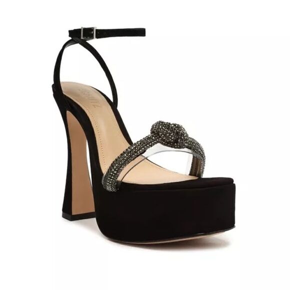 Schutz
Peaky Platform Nubuck & Vinyl Sandal - Picture 3 of 10